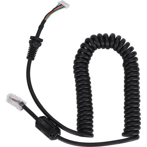 Câble pour microphone à main YAESU 6 broches avec noyau magnétique (1/5)
