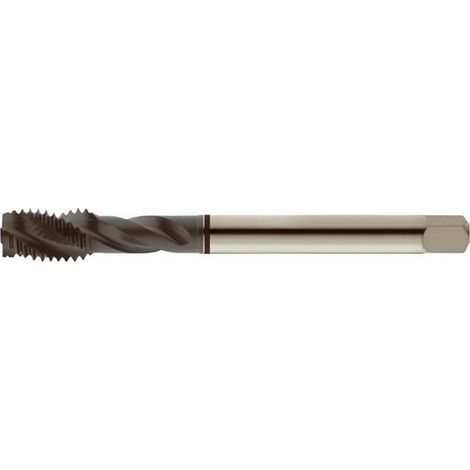 Maschio Macchina Per Fori Ciechi, Rivestimento Tialn, Din 376 C, Filettatura M12, Non 1,75 Millimetri Lunga. Totale: 110 Mm, La Coda Ø 9,0 Millimetri (1/5)