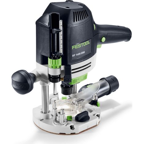 Festool – Défonceuse OF 1400 EBQ-Plus – 1400W – Vitesse 10000-22500 min⁻¹ – Fräshub 70mm – Pour bois dur et teck – LED intégré pour visibilité (1/5)