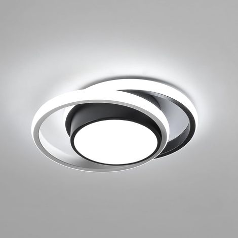 Comely – Plafonnier LED rond 32W 3900LM – Lumière blanche froide 6500K – Abat-jour en silicone durable – Pour salle de bain et couloir