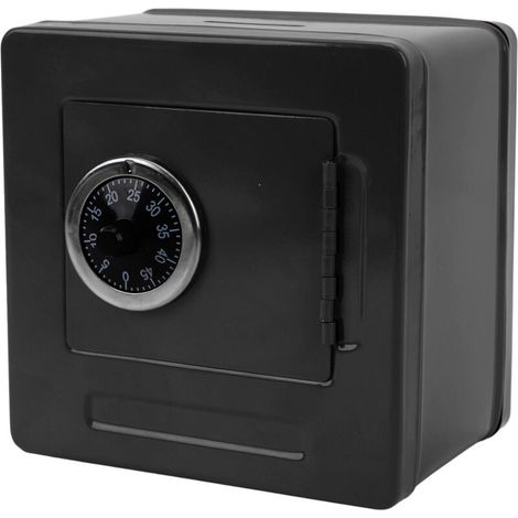 Boîte à mot de passe en métal Durable, serrure codée multifonctionnelle, capacité spacieuse, stockage d'argent pour chèques, clés, noir (1/5)