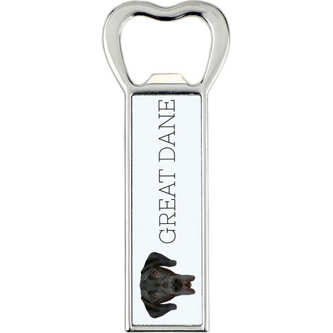 Grande Alano I - apribottiglie con foto e iscrizione per birra Art-Dog (1/5)