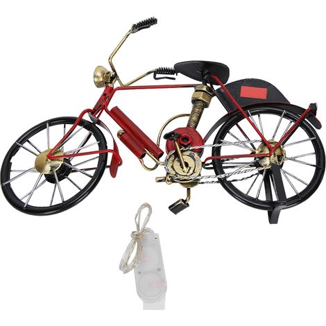 Mini Vélo Rouge Moderne - Décoration Murale Design pour Intérieur, Idée Cadeau Original Anniversaire (1/5)
