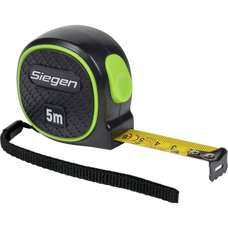 Sealey S01328 Metric/Imperial Auto-Lock Tape Measure 5m(16ft) x 19mm (1/5)