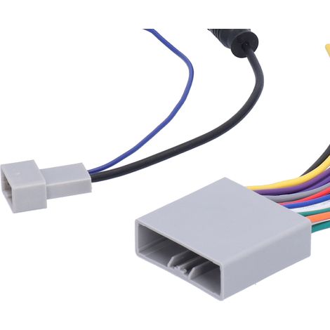 Faisceau de câblage autoradio stéréo + adaptateur d'antenne compatible Honda Civic CR-V Fit Odyssey - Connecteur ISO de rechange (1/5)