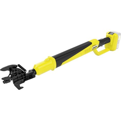 Akku-Gartenschere KÄRCHER TLO 18-32 Battery: Müheloses & schonendes Schneiden von Ästen (bis 3 cm) per Knopfdruck – hochwertige Bypass-Klinge, inkl. Fixierhaken für festsitzende Äste (1/5)