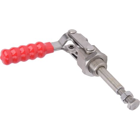 Pince à bascule rapide en acier inoxydable 304, type poussoir-tireur, poignée de fixation, capacité de charge 136 kg, GH-36204SS (1/5)