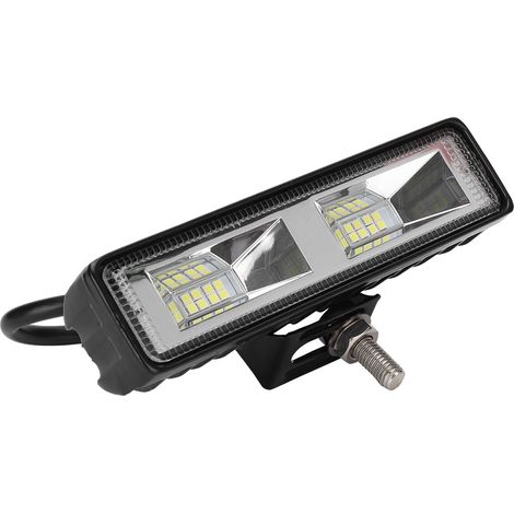 Phares antibrouillard blancs ultra-lumineux 48W 16LED, adaptés aux modifications de camions, voitures et motos. (1/5)