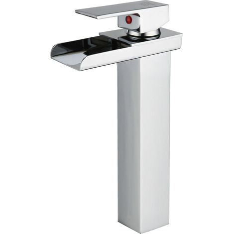 Grifo monomando de lavabo efecto cascada modelo Niagara (1/2)