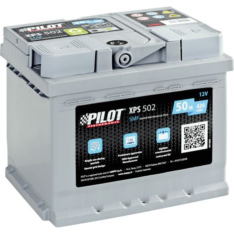 Batteria 12V - Pilot SMF - 50 Ah - 420 A - LB1 (1/2)