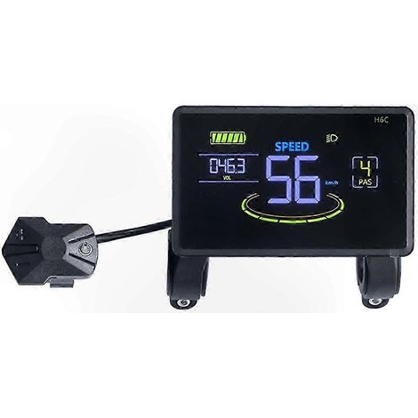 Compteur de vitesse à affichage couleur pour vélos électriques 24V-60V, moniteur de puissance et de vitesse, panneau de commande LCD pour scooter. (1/5)