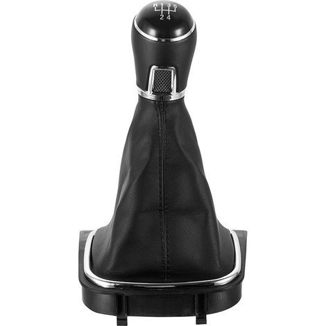 Cache-poussière pour Volkswagen Golf et Sagitar à boîte manuelle, pommeau de levier de vitesses noir, cabine noire, 6 vitesses, un jeu. (1/4)