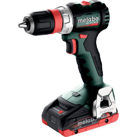 Metabo Akku-Bohrschrauber BS 18 L BL Q, incl. 2x Akku LiHD 4 Ah, Ladegerät, Zubehör, metaBOX (1/5)