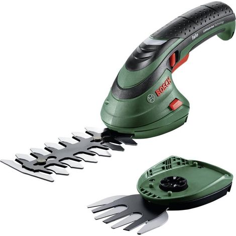 Bosch Isio tijeras para césped verde hoja de 8 cm
