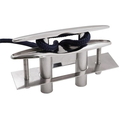 Taquet de Montage encastré for Quai de Bateau de 5 Pouces (125mm), en Acier Inoxydable 316, matériel Marin, Taquet de Corde d'amarrage rétractable Pop-Up (1/5)