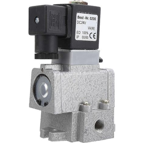 Électrovanne pneumatique 2 positions 3 voies, contrôleur de direction G1/8 po K23JD6DC24V (1/4)