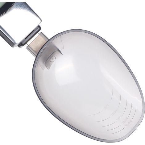 Balanza de cocina electrónica “Spoon” – Balanza de cocina digital fabricada en ABS y acero inoxidable, con capacidad para 500 g, precisión de 0,1 g y funciones de tara, bloqueo y conteo. (1/5)