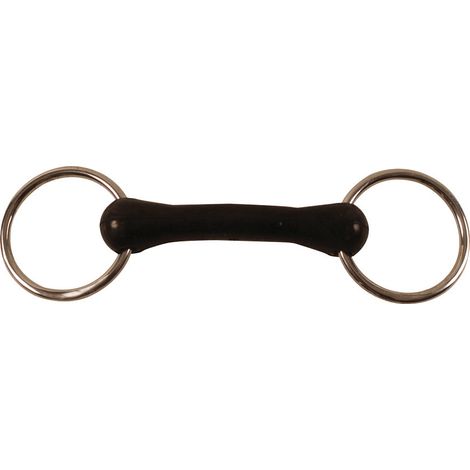 UMBRIA EQUITAZIONE FILETTO 10,5 CM PONY ANELLI GOMMA FLEX CAVALLO (1/3)