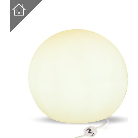 Moovere – Boule lumineuse décorative 80 cm – Câble avec lumière LED blanc chaud – Indice de protection IP20 – Pour ambiance intérieure (1/4)