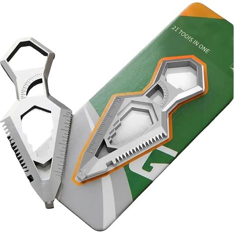 Clé multifonction de poche 20-en-1 inox tournevis décapsuleur (1/5)