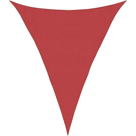 Maison Exclusive - Sonnensegel 160 g/m² Rot 3x4x4 m HDPE (1/5)