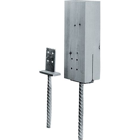Piedino per palo âme � sceller 60x90mm - spessore 10mm