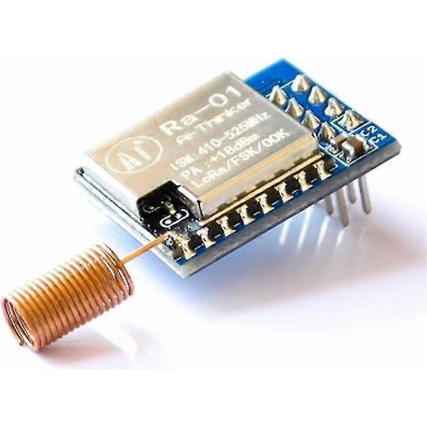 Ra-01 LoRa SX1278 Spread-Spectrum-Funkübertragungsmodul, Reichweite 433 m, maximale Reichweite 10 km