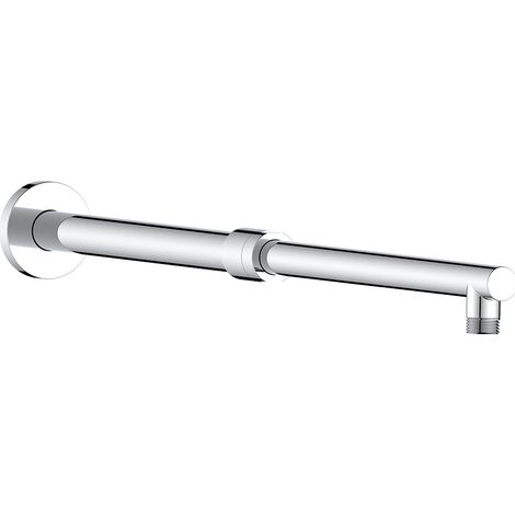 Braccio doccia estendibile da 35 a 50 cm in ottone cromo (1/2)