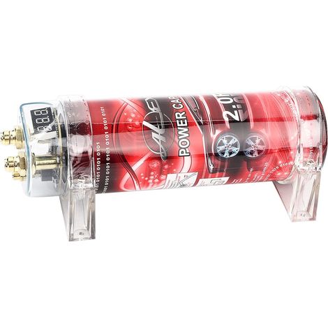 Condensateur Pour Voiture Avec Affichage Numérique En Alliage D’aluminium Et ABS – Améliore La Stabilité Électrique Du Système – 2,7 F (1/5)
