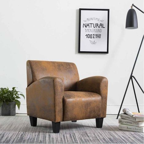Canapé-chaise,Sofa,Fauteuil Marron 70x69x72 cm Similicuir (1/5)