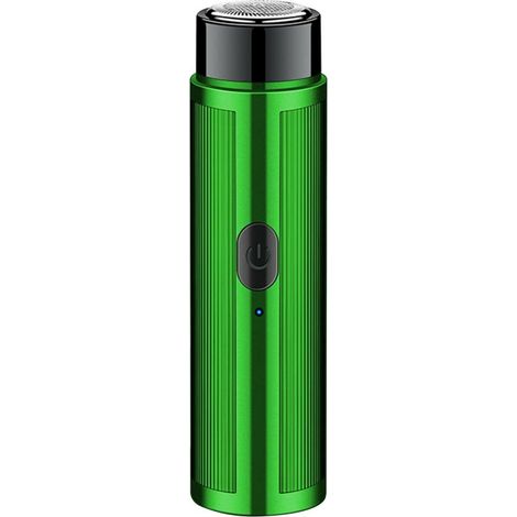 Mini-Elektrorasierer mit 2 W Leistung, abnehmbarem und waschbarem Scherkopf, USB-Anschluss und eingebautem 160-mAh-Akku, ideal für den täglichen Gebrauch zu Hause und auf Reisen.