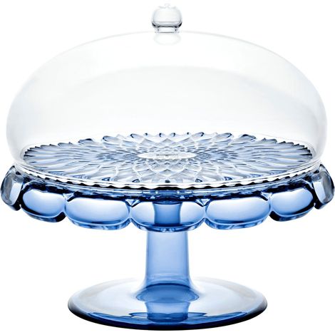 GUZZINI Alzata con Campana Vanity Bio-Based D 30 Cm Blu (1/2)