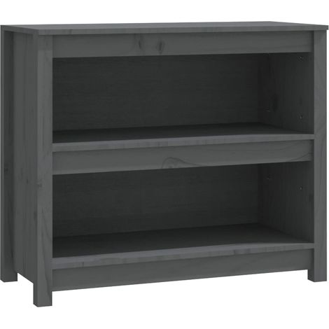 Maison Exclusive - Bibliothèque Gris 80x35x68 cm Bois de pin massif