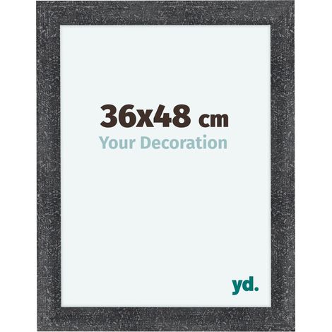 yd. - Cadre photo 36x48 - Gris Patine - MDF - Como (1/5)