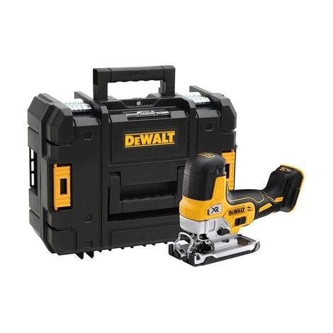 Dewalt – Scie sauteuse sans fil 18V – Moteur Brushless – Profondeur de coupe 135 mm – Semelle réglable 45° – Coffret TSTAK inclus