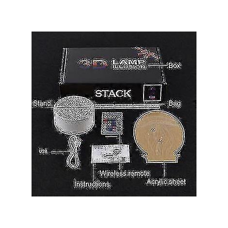 Veilleuse tactile 3D pour enfant, 7 couleurs avec télécommande - Fortnite n° 1 B (1/2)