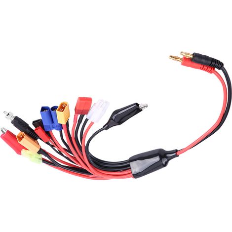 Câble adaptateur de charge multiple 11 en 1 pour batterie LiPo RC (1/5)