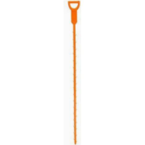 Déboucheur de canalisations - Extrait cheveux universel, orange, compatible douche et évier, emballage individuel (1/5)