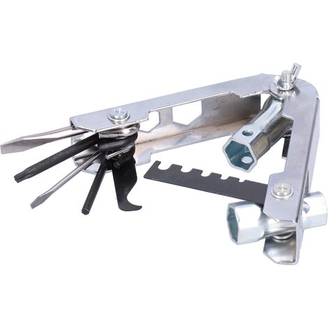 Kit di attrezzi multifunzione per motosega, kit di attrezzi tascabile pieghevole, utensili manuali 705580 (1/5)