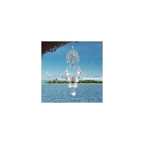 Kristallsonne, Fensterprisma, Sonnenfänger, Hängender Sonnenfänger für Zuhause und Garten, Kristalllampe, Vorhanganhänger, Hängende Dekoration (1/5)