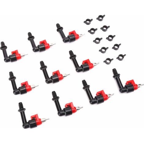 Lot de 10 abreuvoirs automatiques à tétine pour lapins, souris et volailles (1/5)