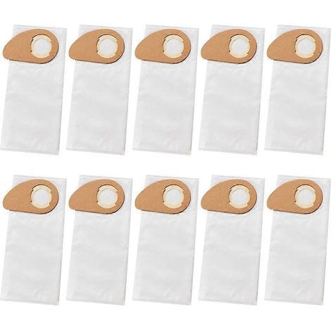 Sacs à poussière de rechange pour aspirateur Nilfisk Buddy II 12/18 - Accessoires - Sacs à poussière non tissés blancs remplaçables-AquaForge (1/5)