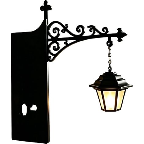 Lampe d'angle pour étagère Lanterne lecture moderne vintage (1/5)