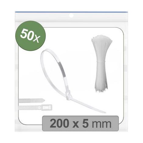 Serre-cables quadrios fascetta resistente 1 pezzo