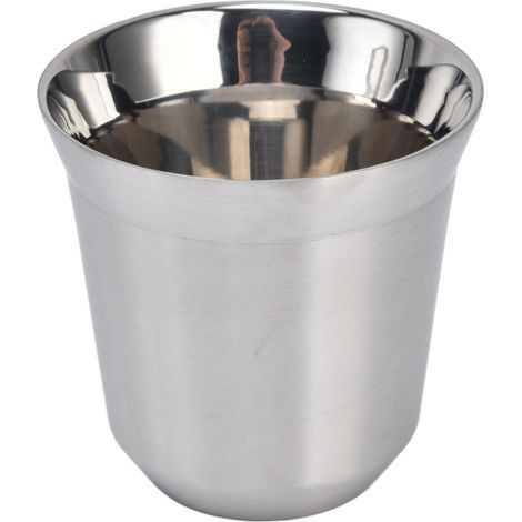 Tasses à café Isolées en Acier Inoxydable, Tasses à café à Double Paroi Résistantes à la Chaleur Isolées à Double Paroi pour Pique-Nique de Camping en Plein Air (80ml). (1/5)