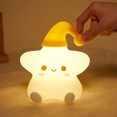 Veilleuse étoile pour enfants – LED souple/flexible – piles – kawaii – chambre bébé/garçon/fille (1/4)