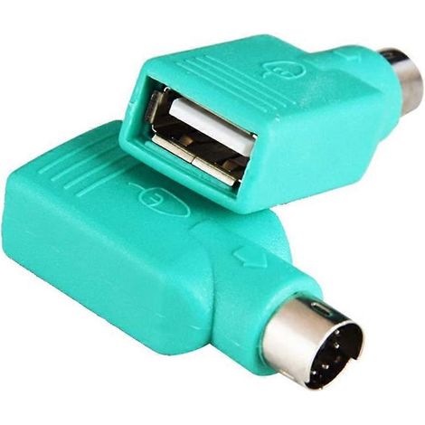 USB-A-Buchse auf PS/2-Stecker-Adapter für Computermaus und Tastatur (1/5)