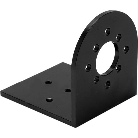 Support Moteur RC en Métal Base en L Porte-Moteur Sans Balais pour Moteurs 4082 5055 avec Écartement de 25mm/30mm Noir (1/5)