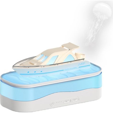 Diffuseur d'huiles essentielles à ultrasons de 150 ml, diffuseur de méduses double mode, lumière RVB 7 couleurs, minuterie 1/3/5h et recharge supérieure, 30 dB silencieux pour la maison, la chambre (1/5)
