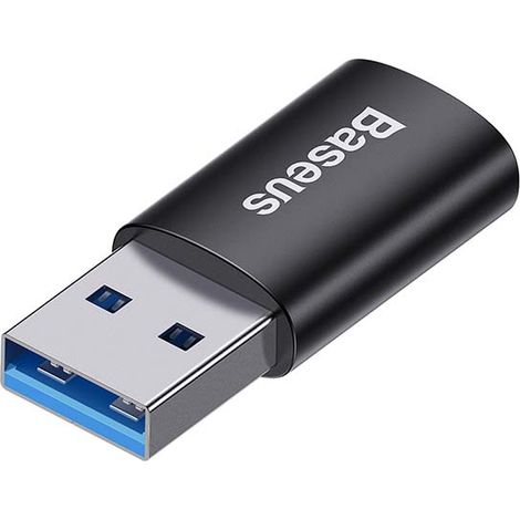 Adaptador Baseus Ingenuity OTG USB-A a USB-C (Negro)